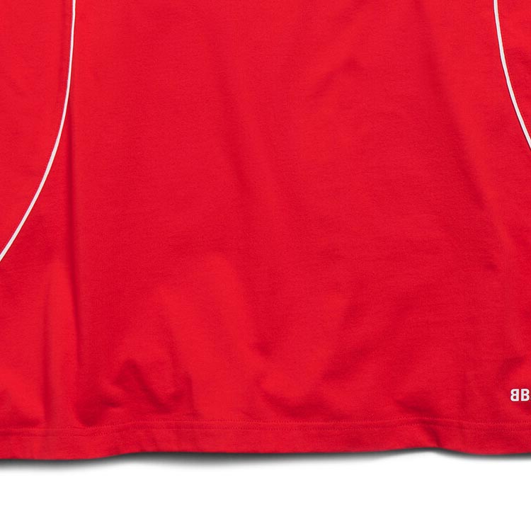 Balenciaga Soccer T-shirt Oversized 'Red White' 777705TPVV36643