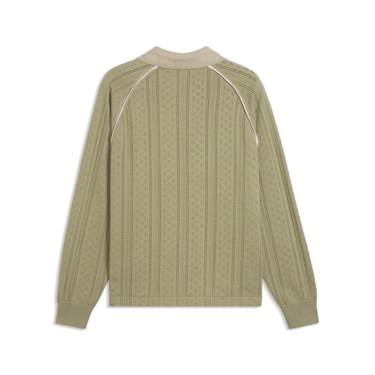 PUMA x MADHAPPY Pointelle Long Sleeve Jersey 'Lux Army' 637566-82