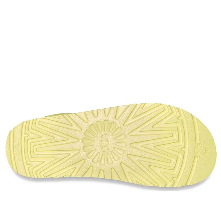 (WMNS) UGG Goldenstar Platform Sandal 'Lemon Yellow' 1117954-LELI