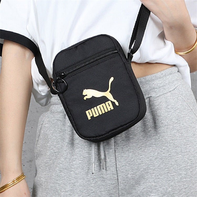 PUMA Originals Portable Shoulder Bag 'Black Gold' 076927-01