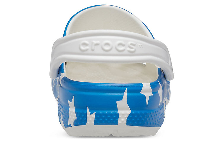 (WMNS) Crocs USA Pattern Printing Lightweight Cozy Sandals Blue Red 205974-94S