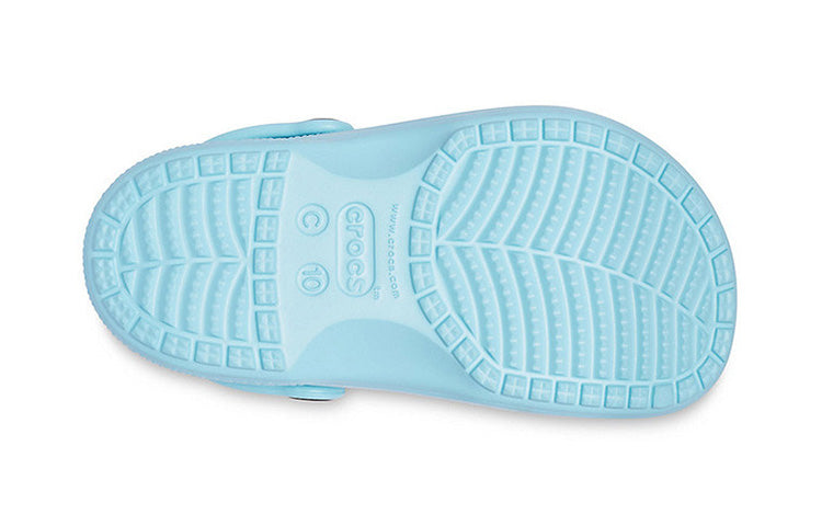 (PS) Crocs Frozen Printing Outdoor Flat Heel Sports Blue Sandals 207078-4O9