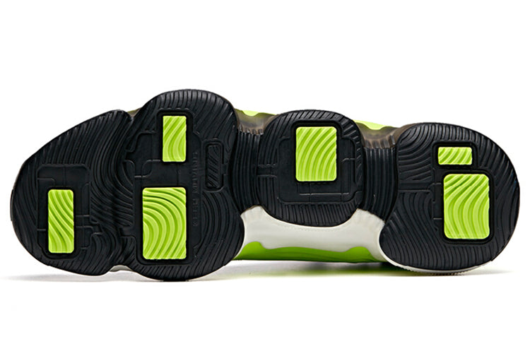 ANTA High Top Basketball Shoes 'Black Green' 91941160-1