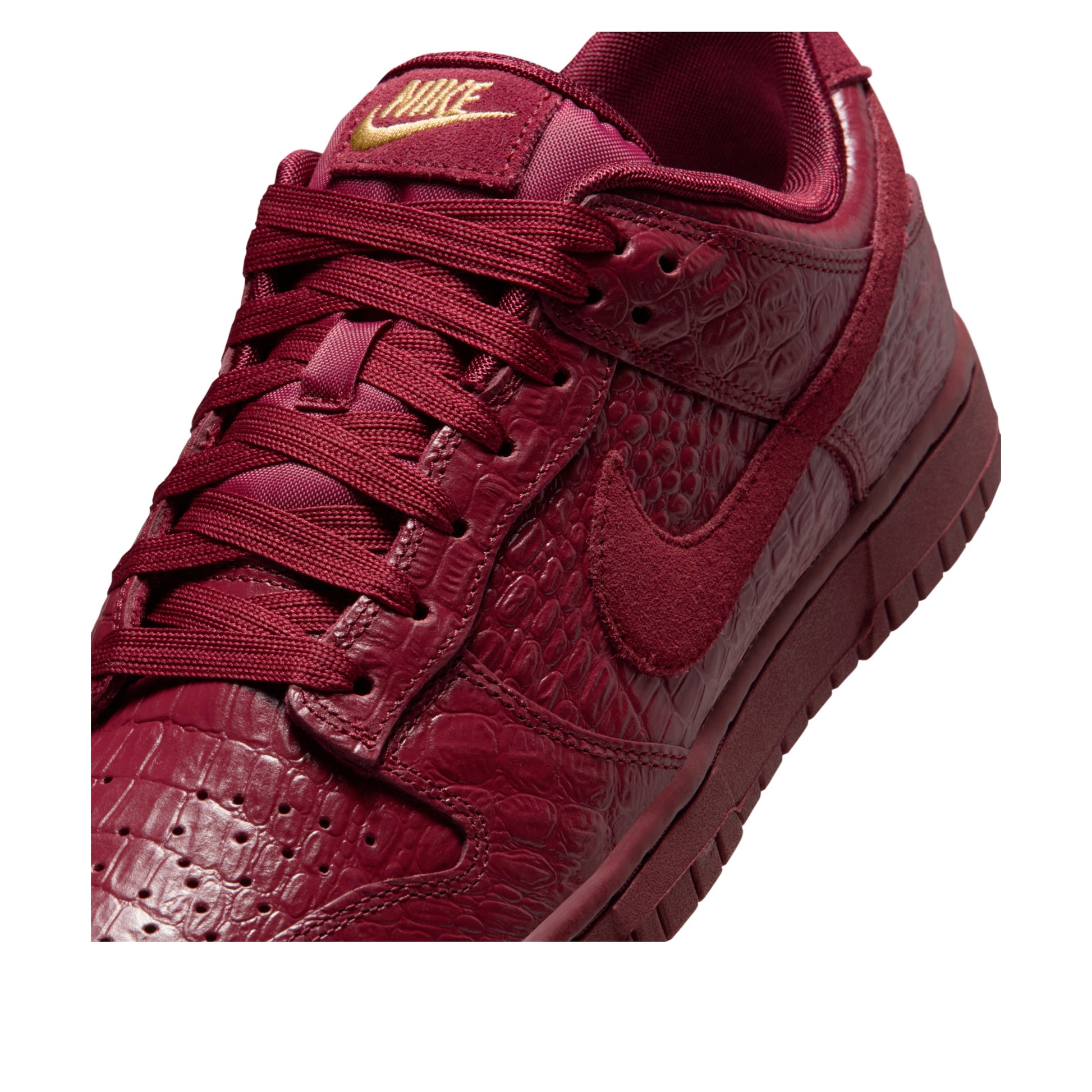 (WMNS) Nike Dunk Low 'Team Red Croc' HV4388-600