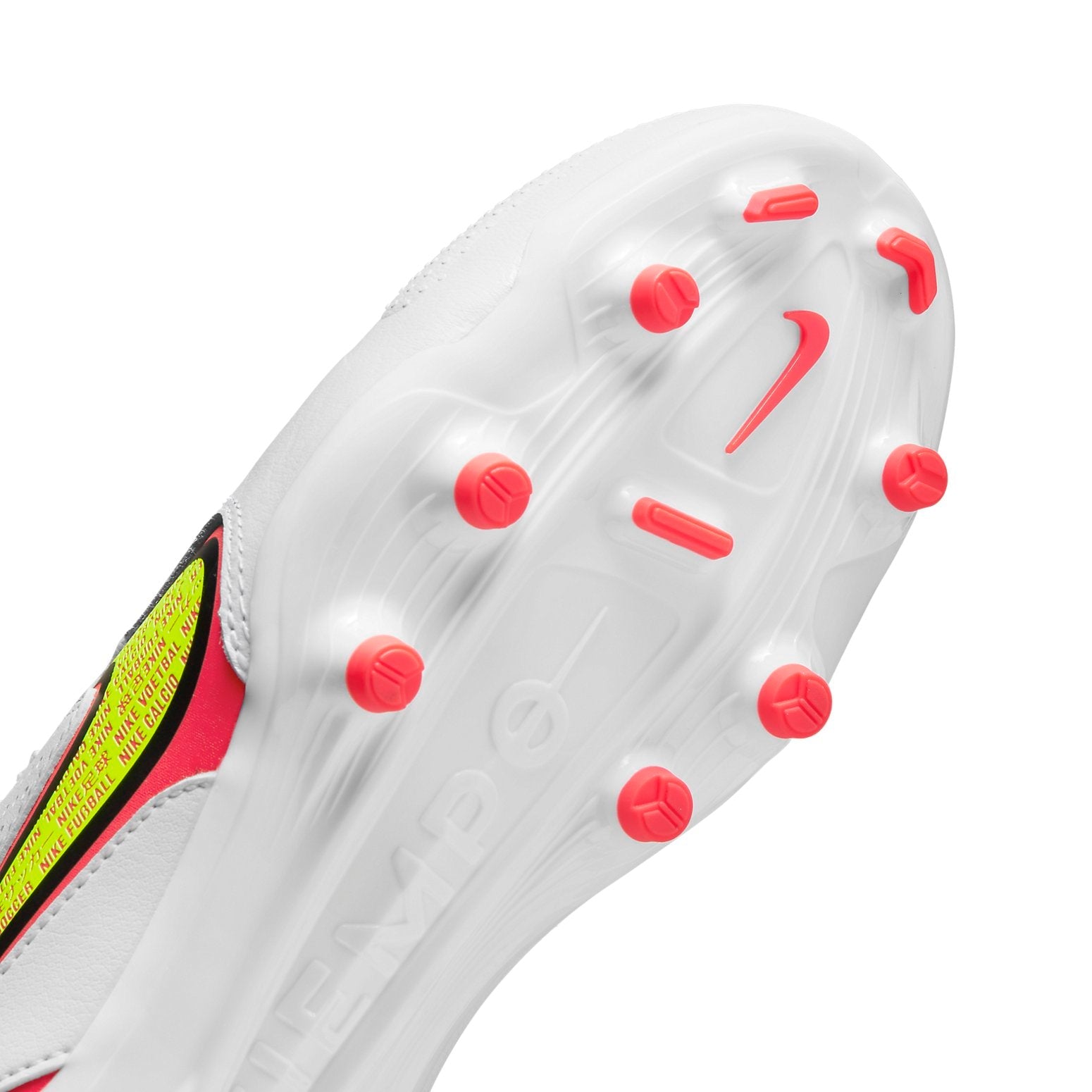 (GS) Nike K Jr Tiempo Legend 9 Academy MG Soccer Shoes White/Red DA1333-176