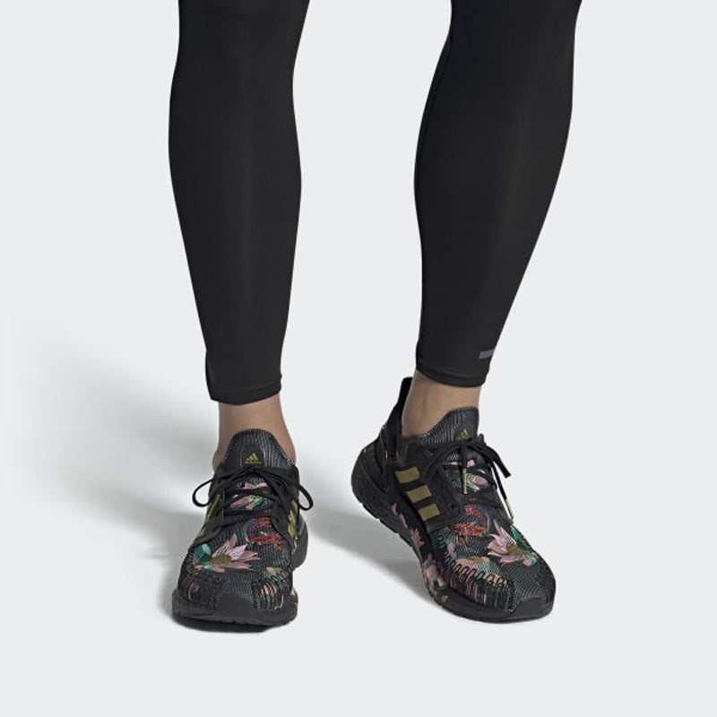 adidas Ultra Boost 20 'Core Black Gold Metallic Signal Coral' FW4310