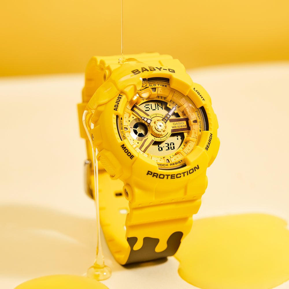 CASIO G-Shock Analog-Digital 'Yellow' SLV-22A-9APFH