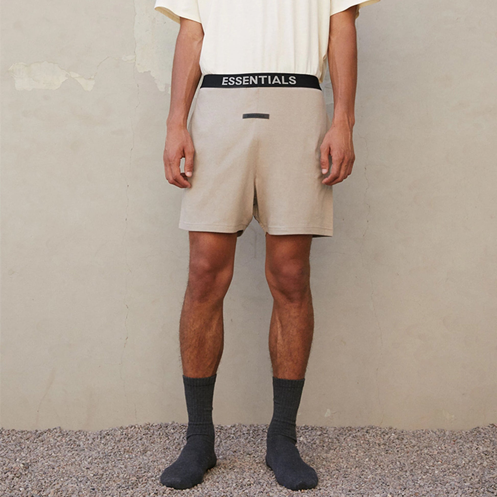 Fear of God Essentials FW21 Lounge Short Tan FOG-FW21-049