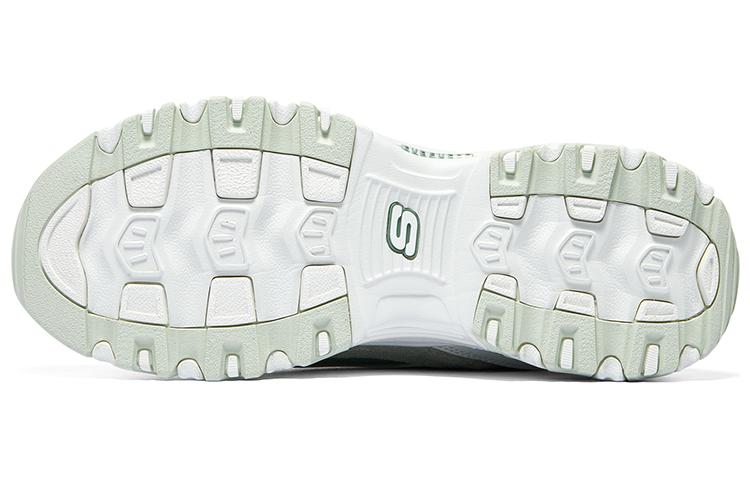 (WMNS) Skechers DLITES 1.0 'White Light Green' 896276-WMNT