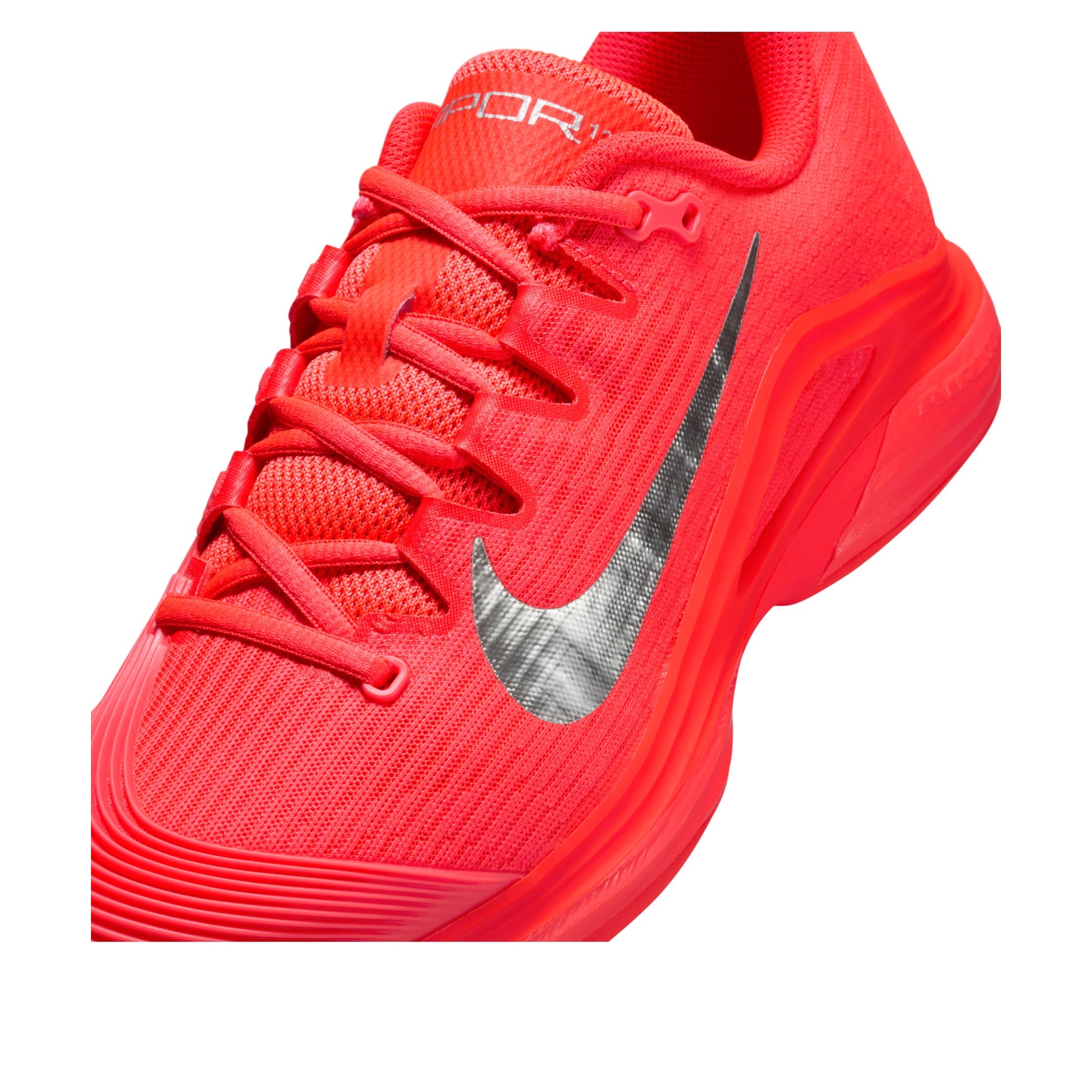 (WMNS) Nike Vapor 12 Premium 'Bright Crimson Metallic Silver' HQ2595-600