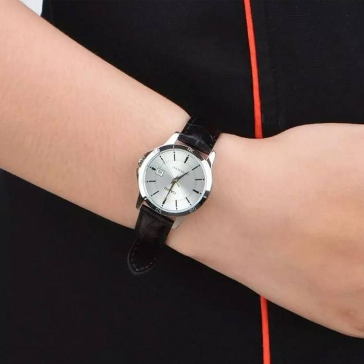 CASIO Quartz Waterproof Silver Dial Silver Analog LTP-V004L-7A