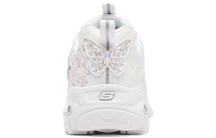 (WMNS) Skechers DLites 'White Butterfly' 149908-WHT