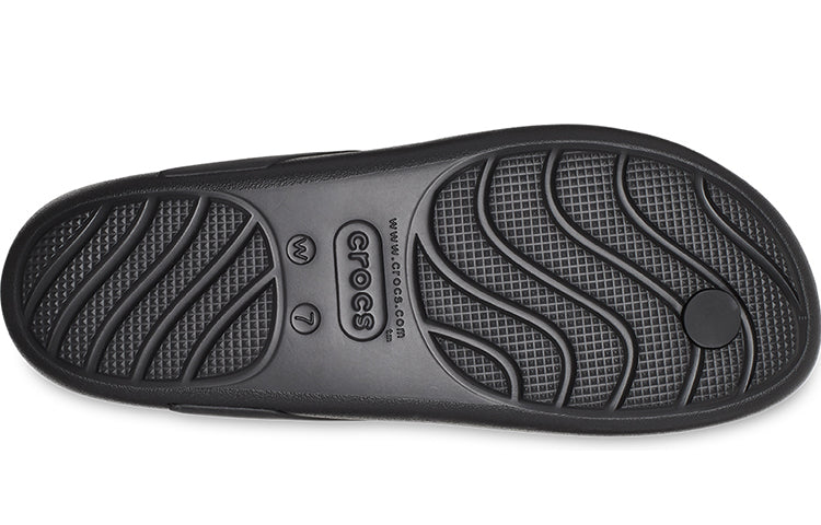 (WMNS) Crocs Splash Flip 'Black' 208218-001