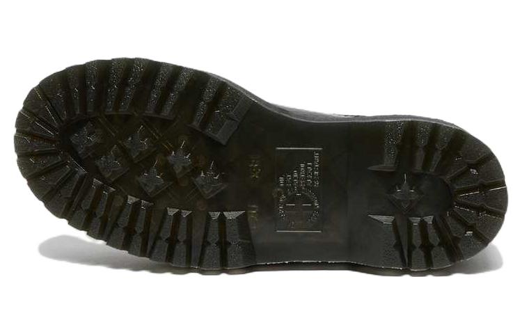 (WMNS) Dr. Martens 2976 Max Distressed Patent Chelsea Platform Boots 'Black' 27796001