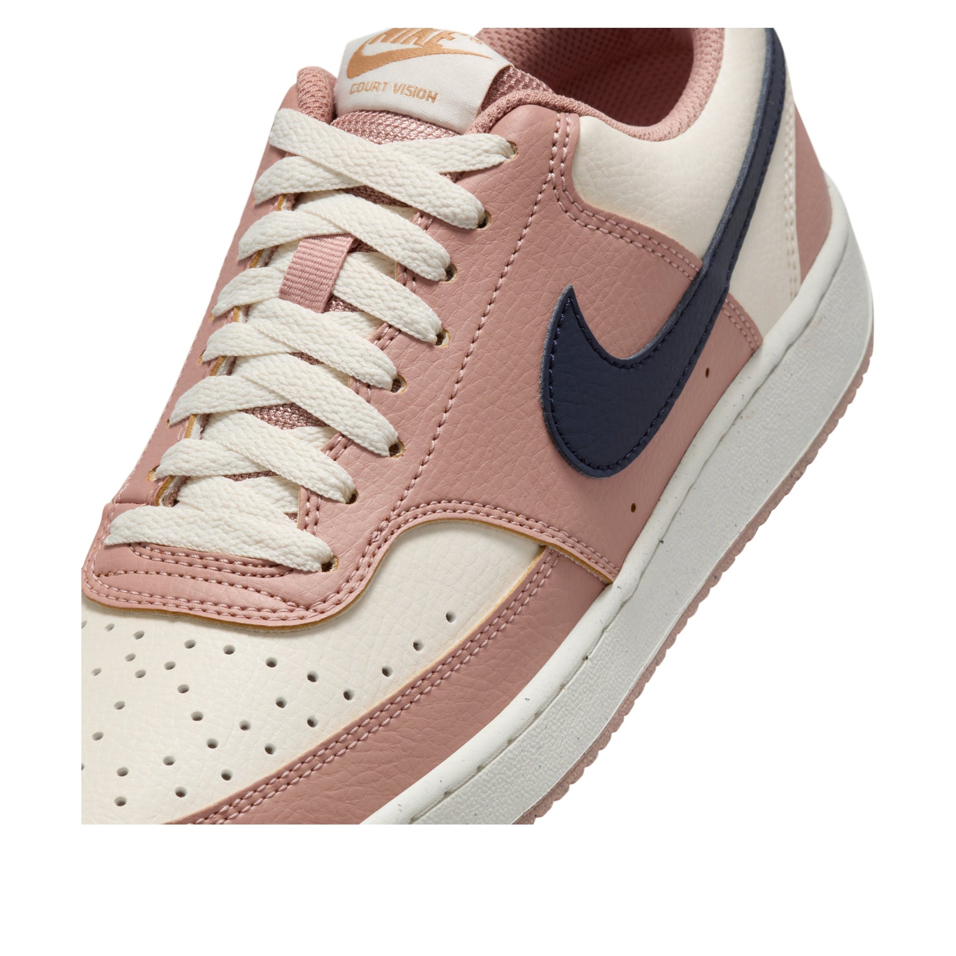 (WMNS) Nike Court Vision Low Next Nature 'Particle Pink Midnight Navy' DH3158-606