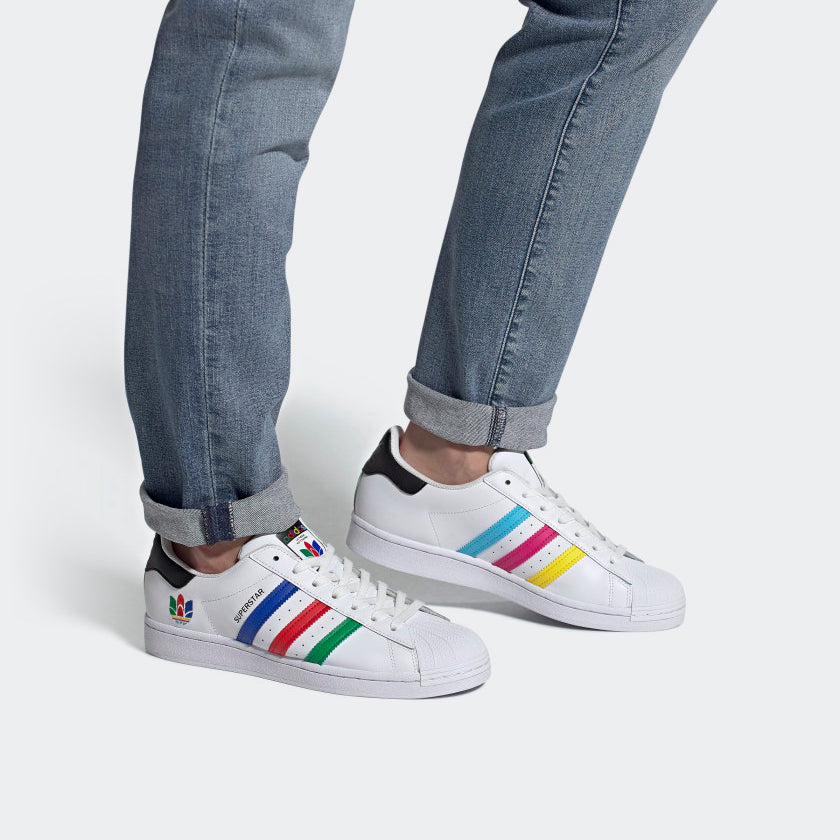 adidas Superstar 'Colorful Trefoil - Cloud White' FU9521