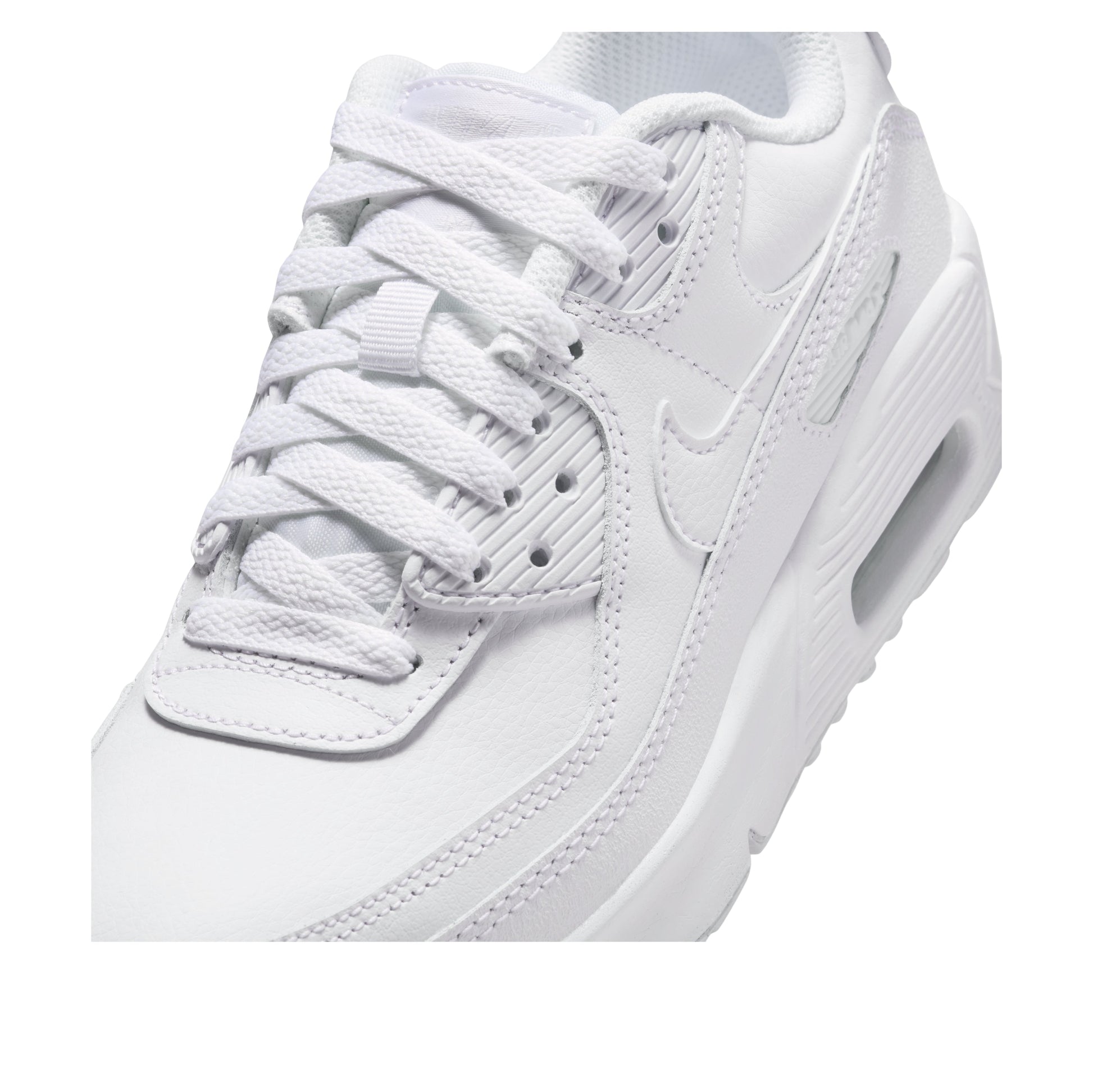(GS) Nike Air Max 90 LTR 'White Metallic Silver' CD6864-133
