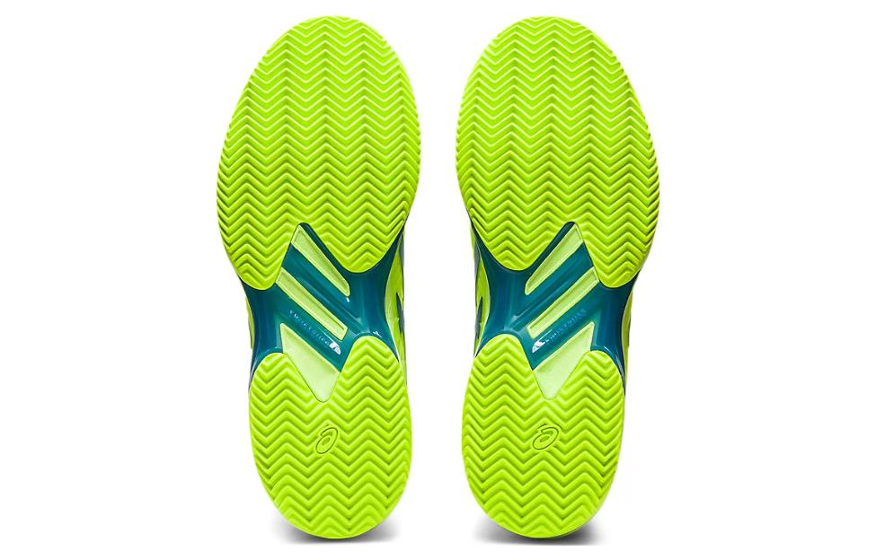 (WMNS) ASICS Solution Speed FF 2 Clay 'Hazard Green' 1042A134-300