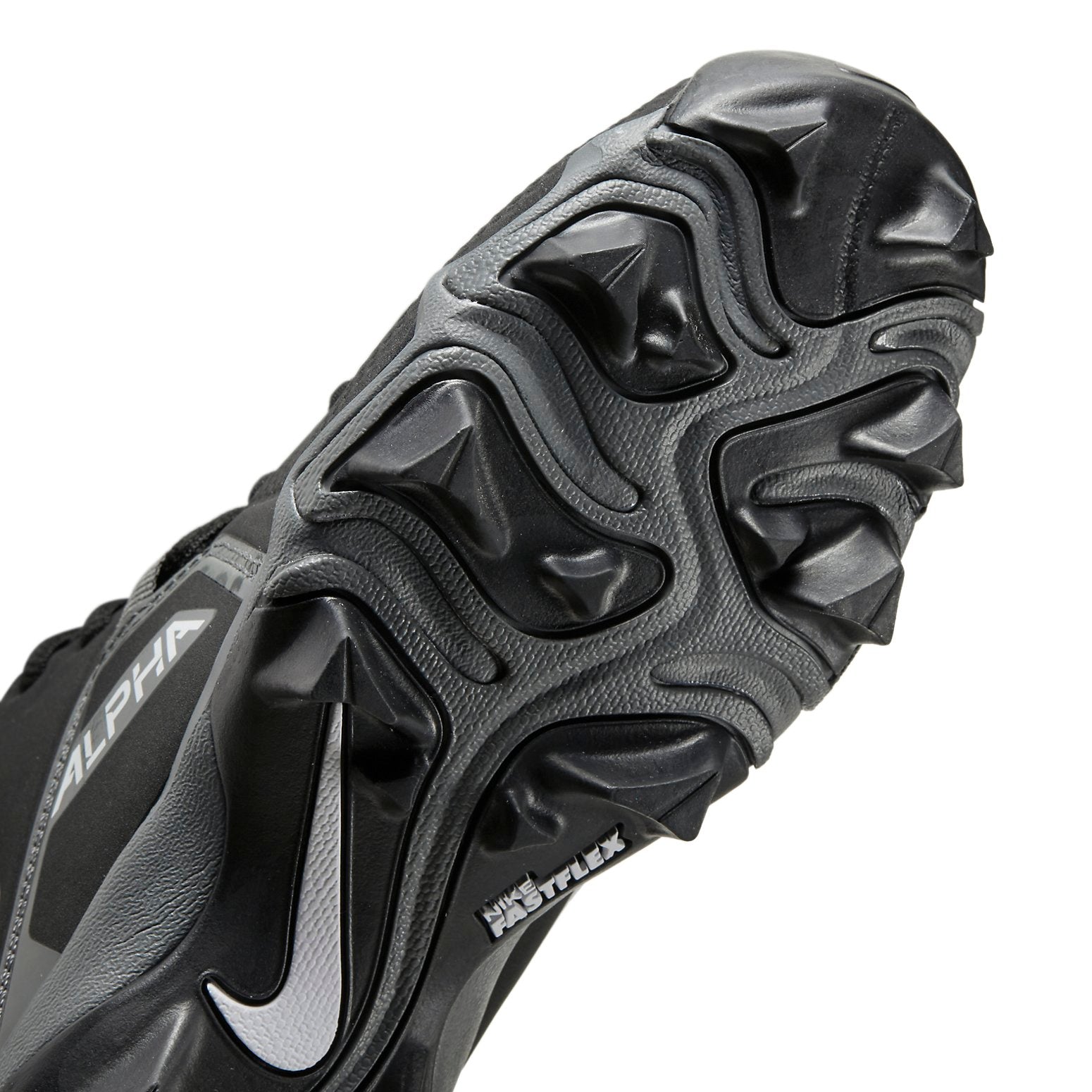 (GS) Nike Alpha Menace 3 Shark Football Cleats 'Black' CV0581-010