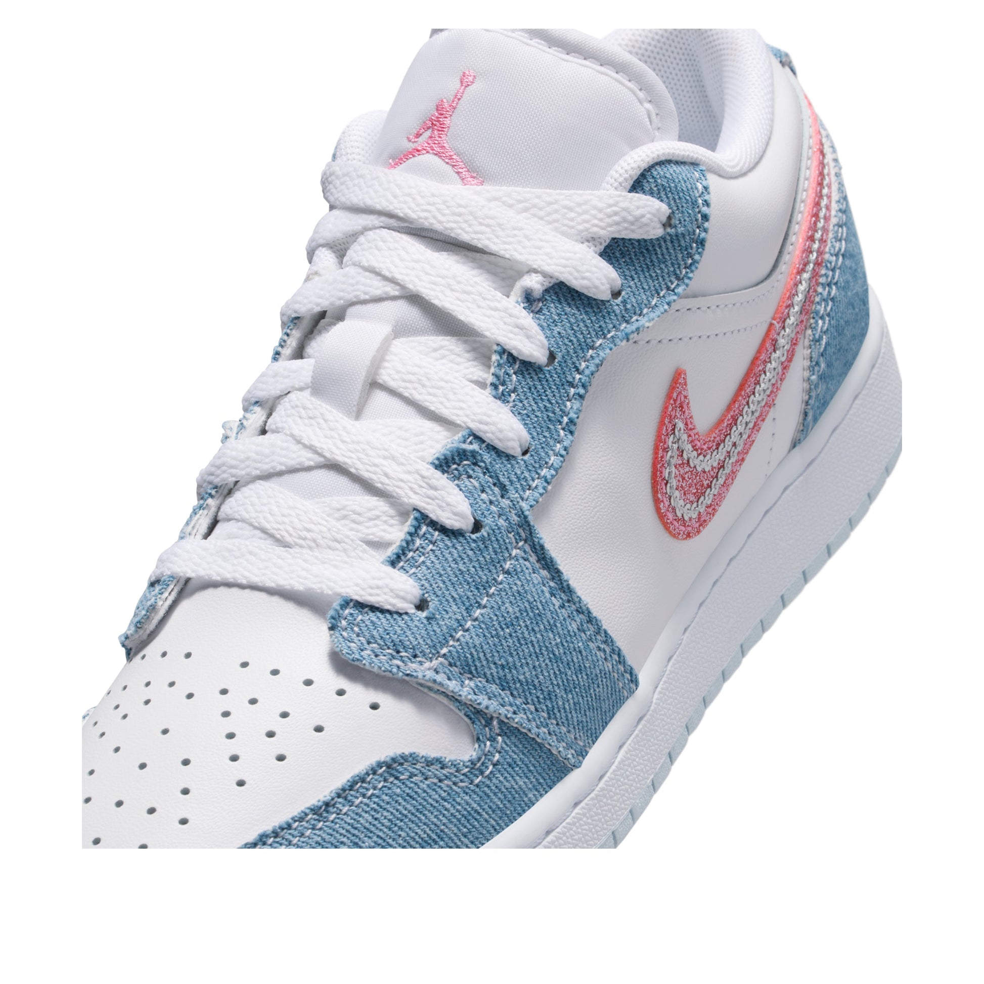 (GS) Air Jordan 1 Low SE 'Denim Sequin' HQ2001-400