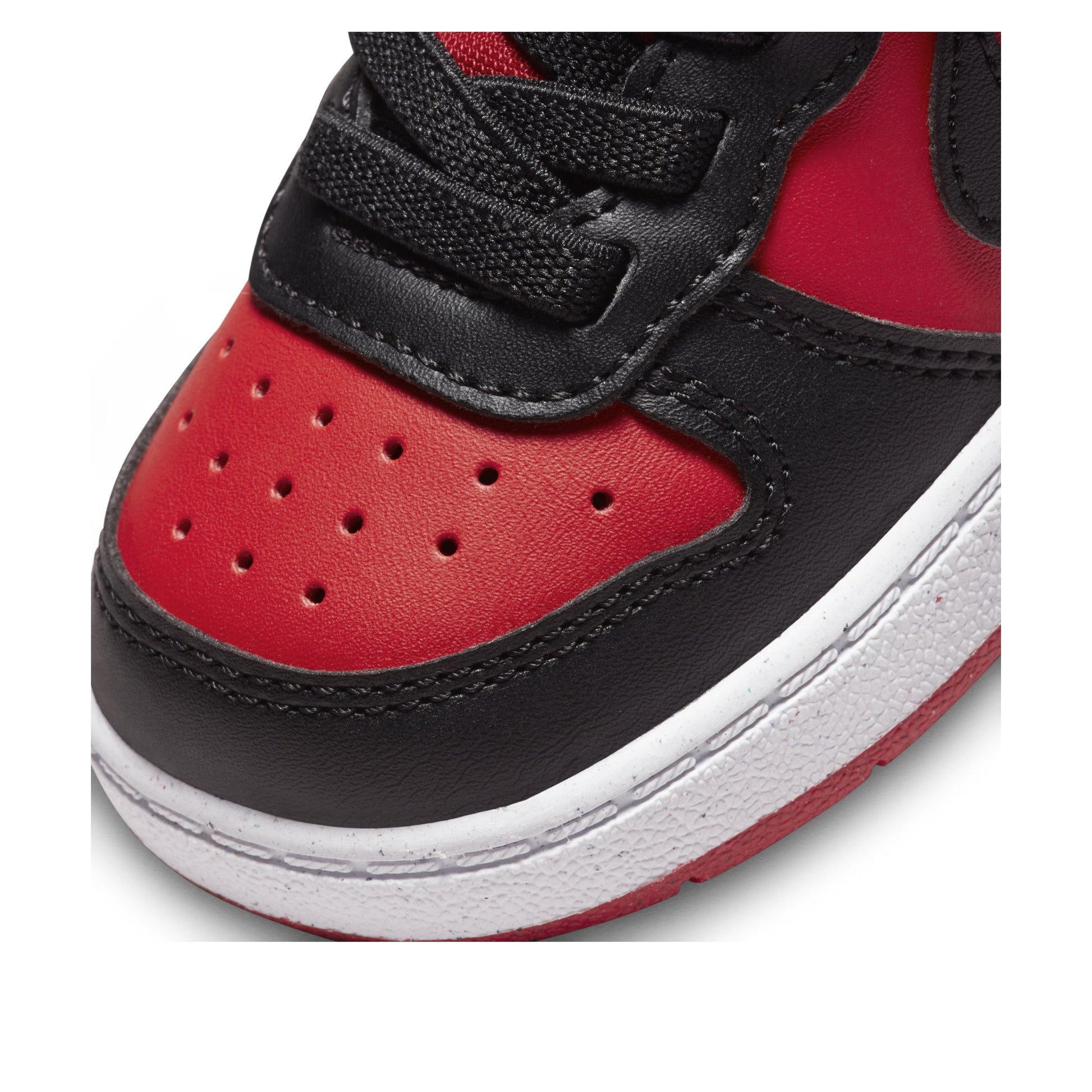 (TD) Nike Court Borough Low Recraft 'Black University Red' DV5458-600