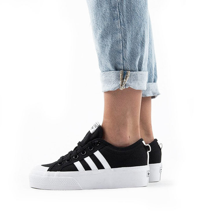 (WMNS) adidas Nizza Platform 'Black' FV5321
