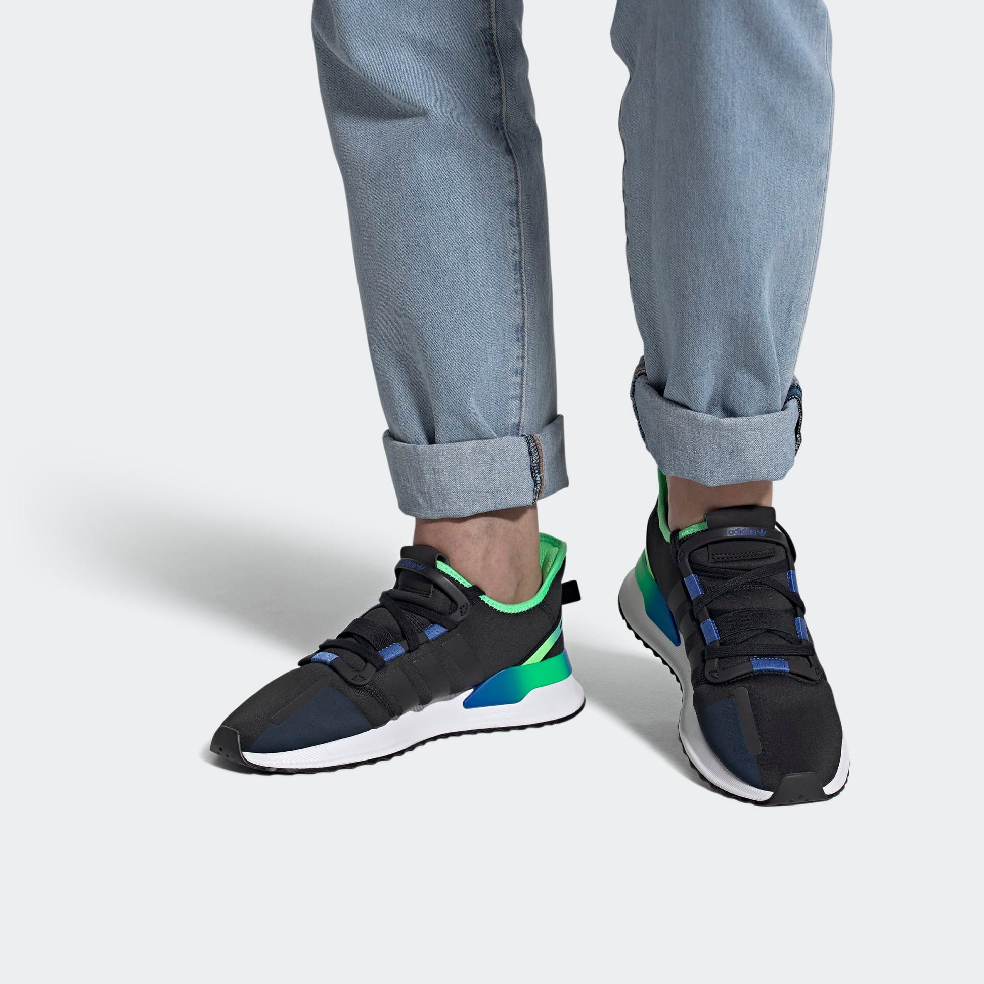 adidas U_Path Run 'Black Shock Lime' FV9248