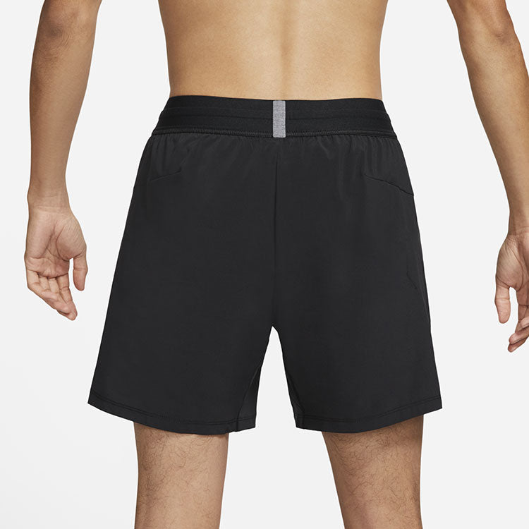 Men's Nike Yoga 2-in-1 Athleisure Casual Sports Woven Training Shorts Black DC5321-010