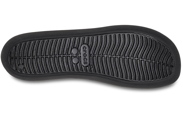(WMNS) Crocs Brooklyn Flats 'Black' 209384-001
