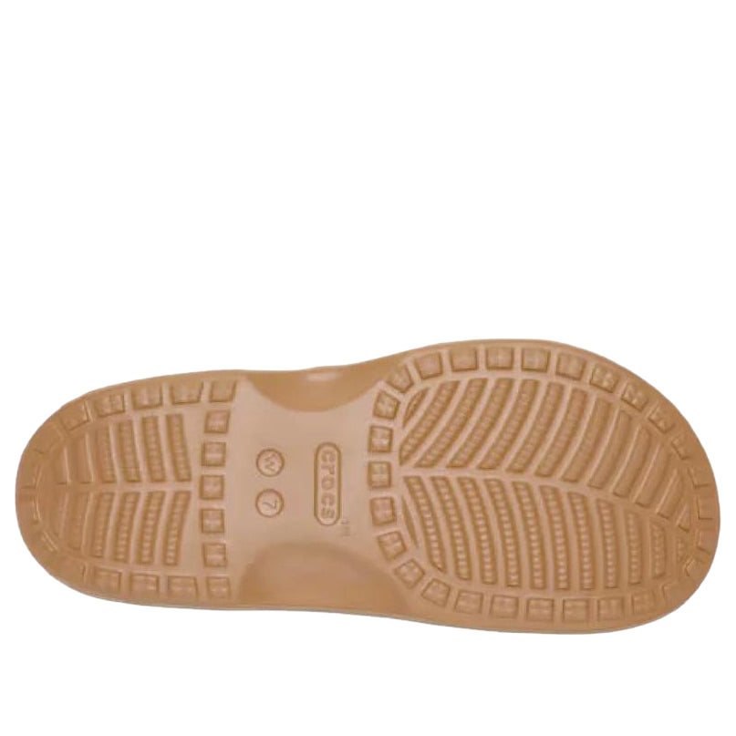 (WMNS) Crocs Metallic Buckle Saturday Sandal 'Sepia' 213316-2EY