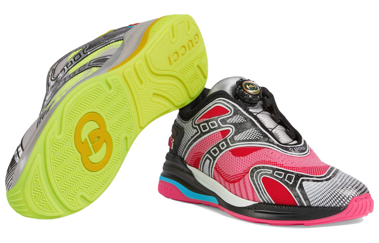 (WMNS) Gucci Ultrapace R 'Mismatched - Neon Pink Yellow' 623153-H9T40-8476