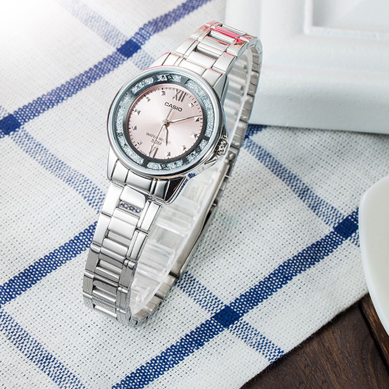 CASIO Waterproof Stainless Steel Strap Silver Analog LTP-1391D-7AVDF