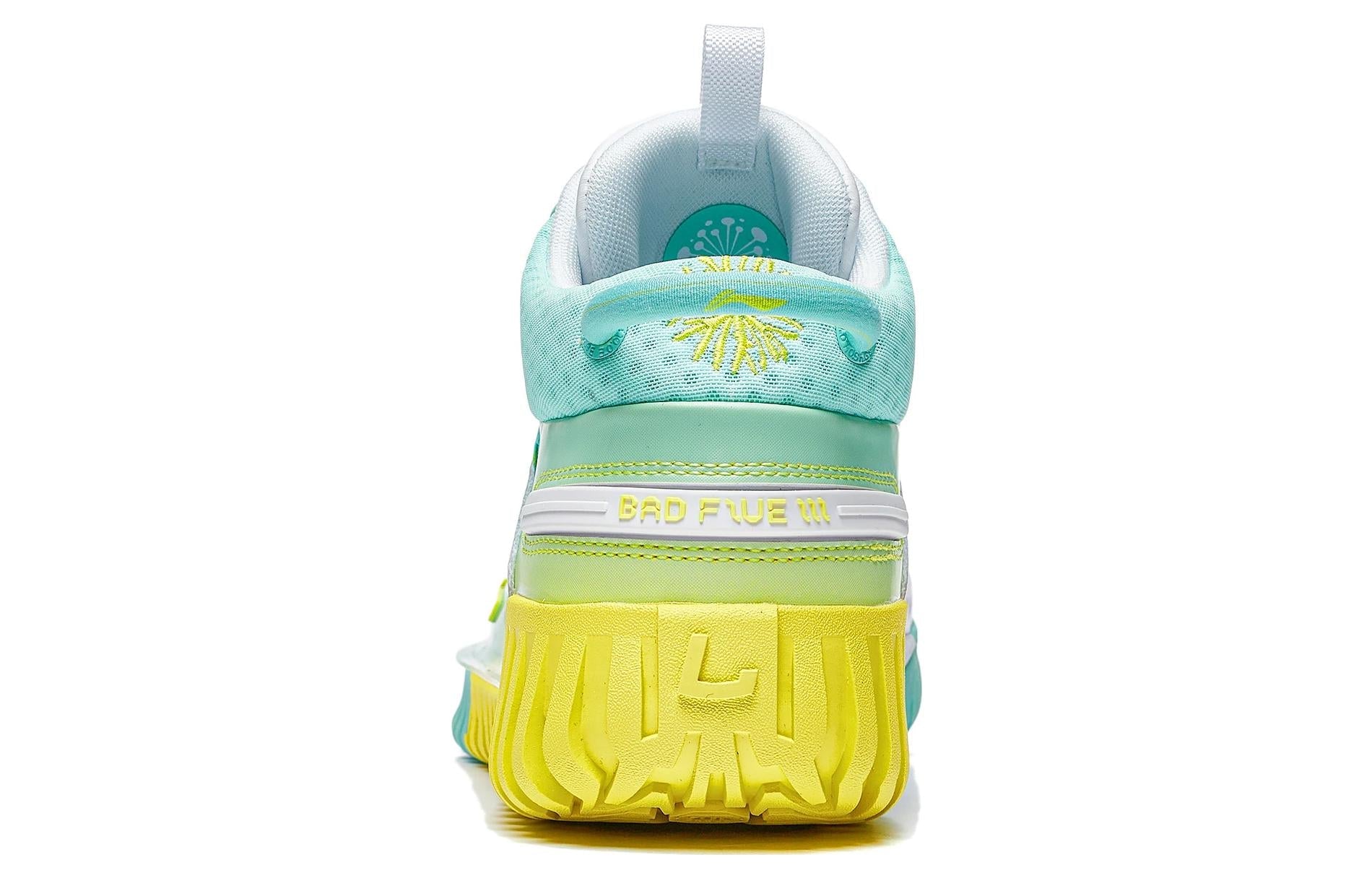 Li-Ning BadFive 3 'White Yellow Green' ABFT005-9