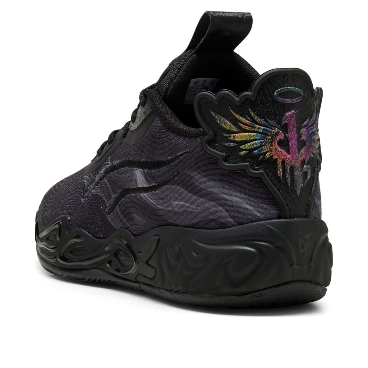 PUMA LaMelo Ball MB.04 Lo Team 'Black Dark Amethyst' 312174-01