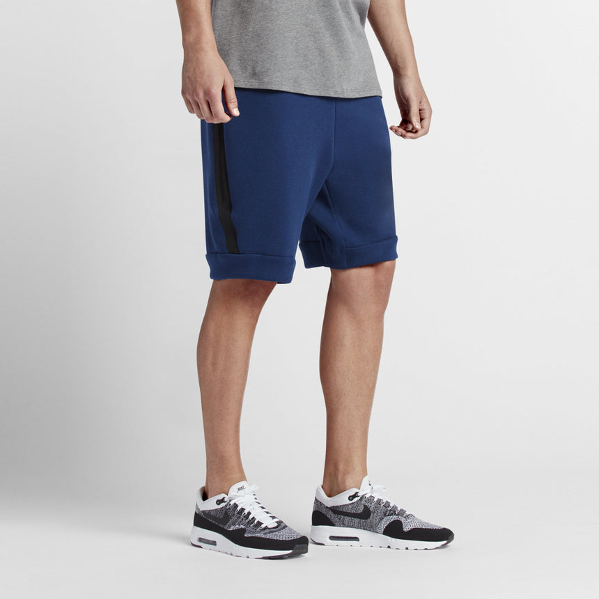 Nike Lacing Knit Casual Sports Shorts Navy Blue 805161-423