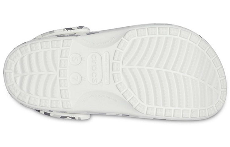 Crocs Unisex Bayaband Sandals - White Camo 'Gray White' 206230-1D3