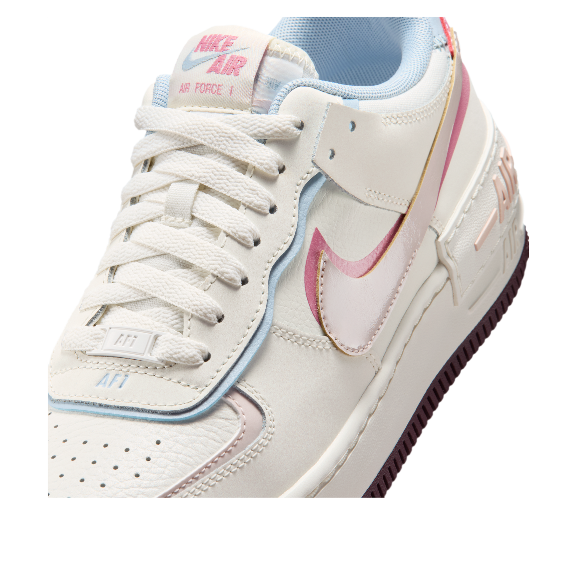 (WMNS) Nike Air Force 1 Shadow 'White Pink Blue' IQ9803-161