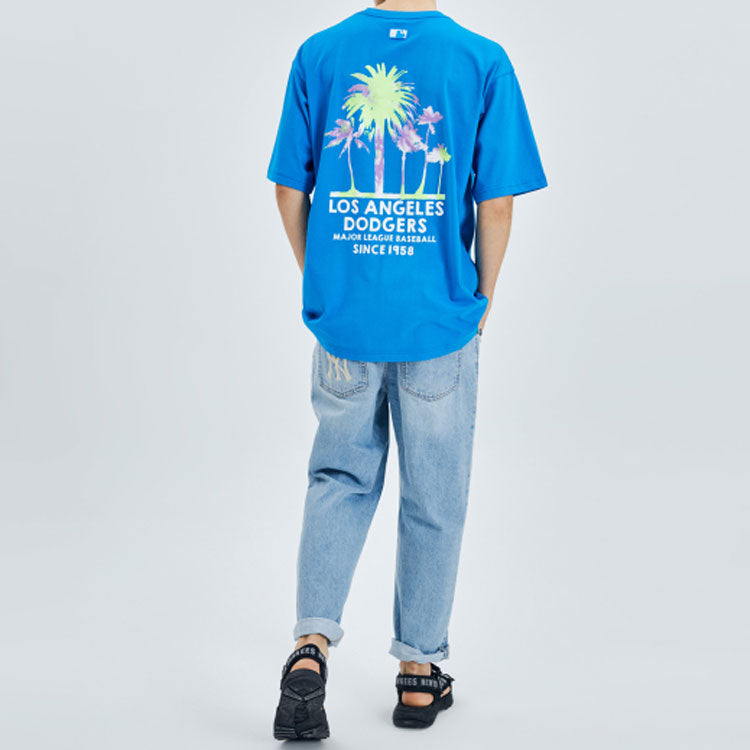 MLB Los Angeles Dodgers LA Short Sleeve Unisex Blue 31TSP5031-07U