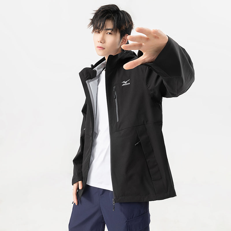 Mizuno Classic Logo Jacket 'Black' A2CE3104