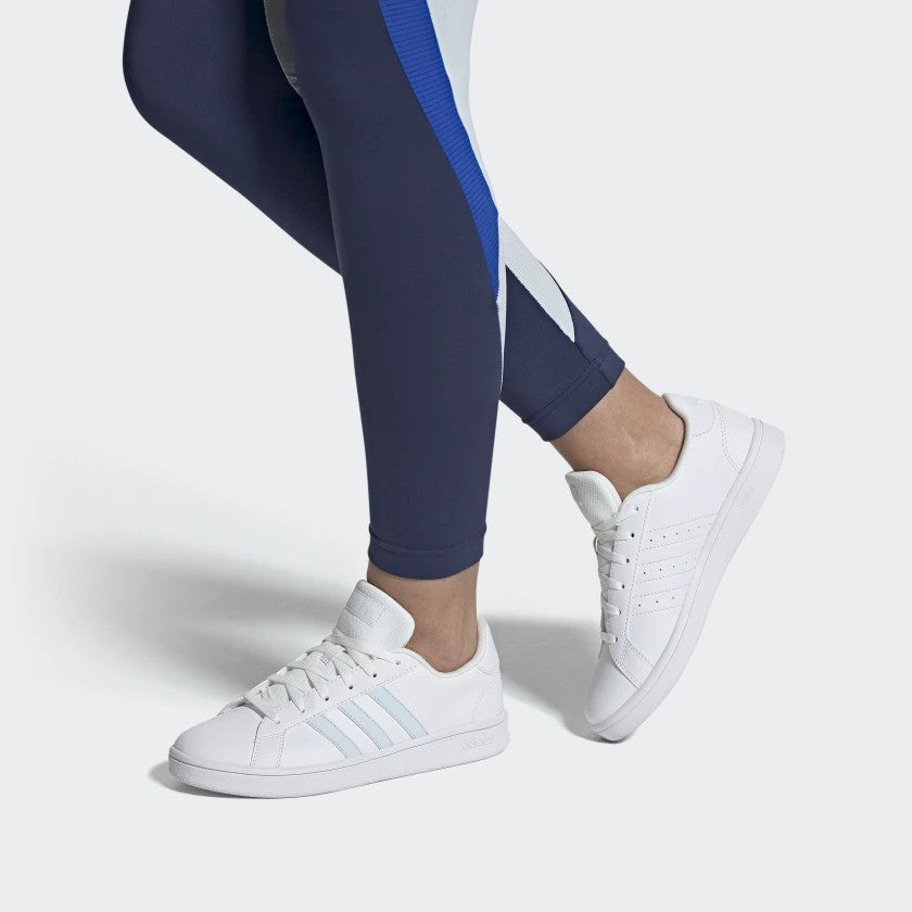 (WMNS) adidas neo Grand Court Base 'White Green' FW0808