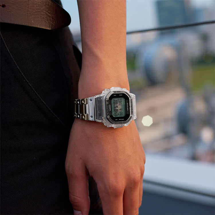CASIO G-shock Digital 'Clear Metalic' DWE-5640RX-7JR