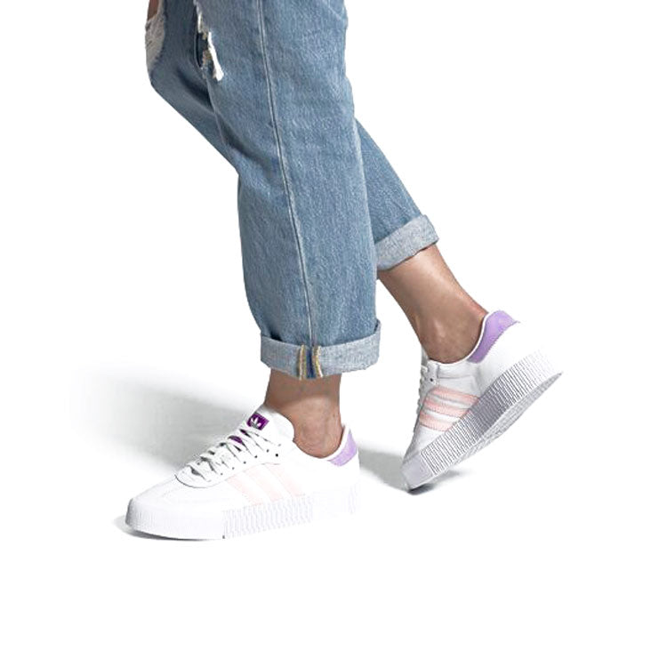 (WMNS) adidas Sambarose 'White Pink Purple' FX8103