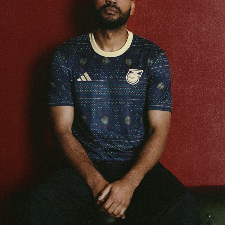 adidas Jamaica Tiro 23 Pre-Match Jersey Asia Sizing 'Collegiate Navy' HS5227