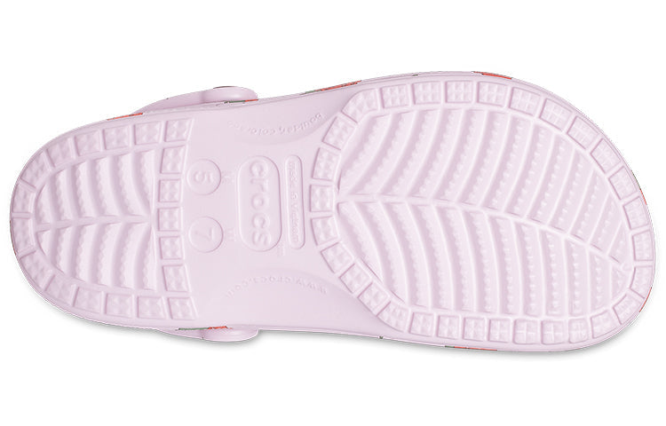 Crocs Classic Clog Casual Unisex Pink Strawberry Sandals 206230-6GD