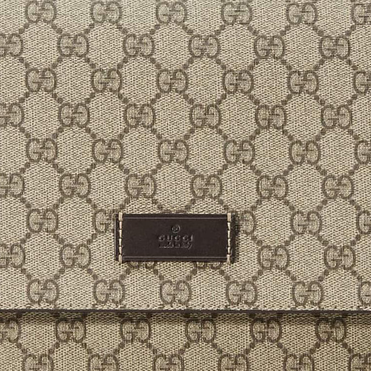 Gucci GG Supreme Plus Diaper Bag 'Beige Brown' 211131-KGDIG-8588