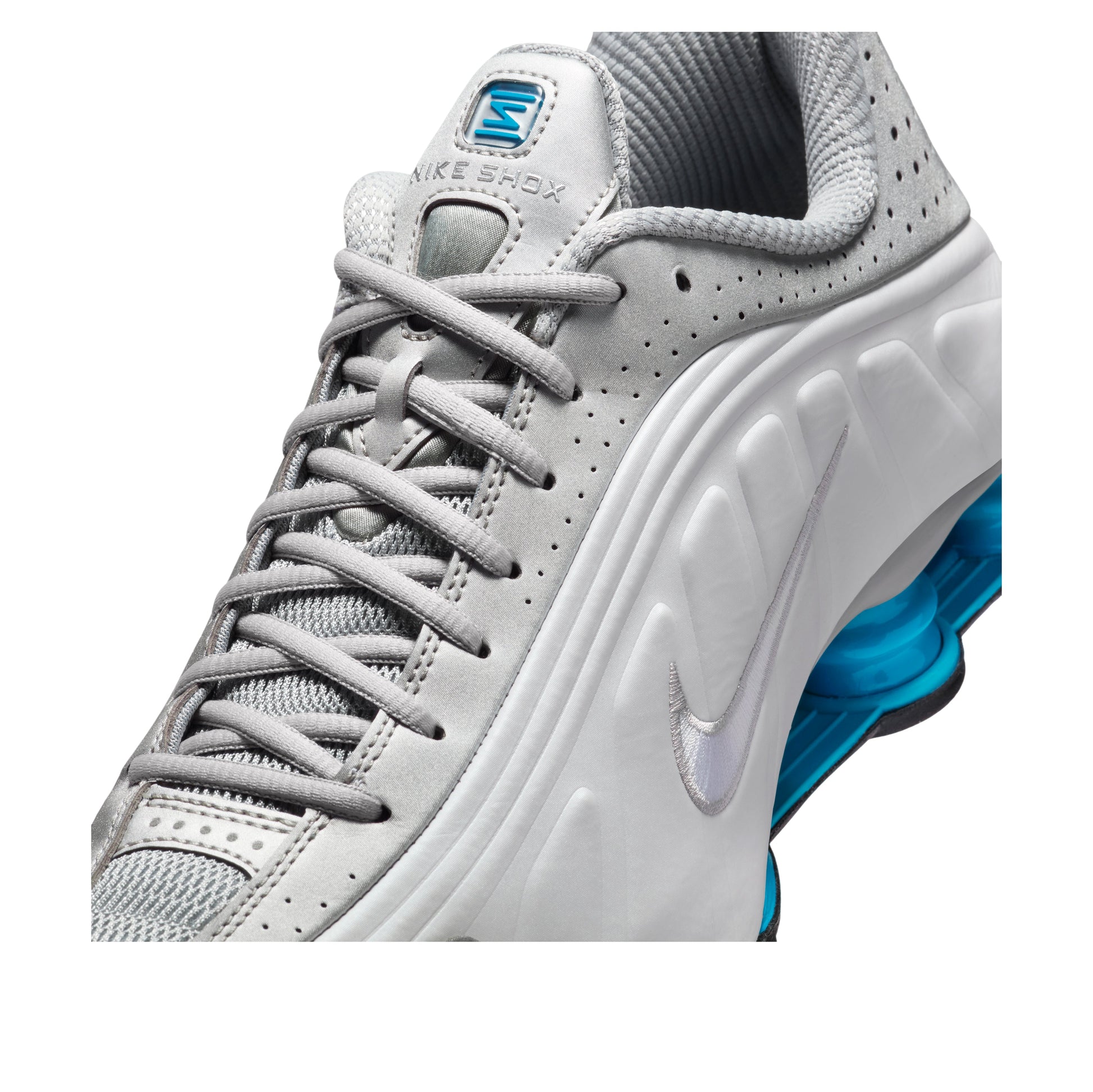 Nike Shox R4 'Metallic Silver White Blue Lagoon' HQ1988-005
