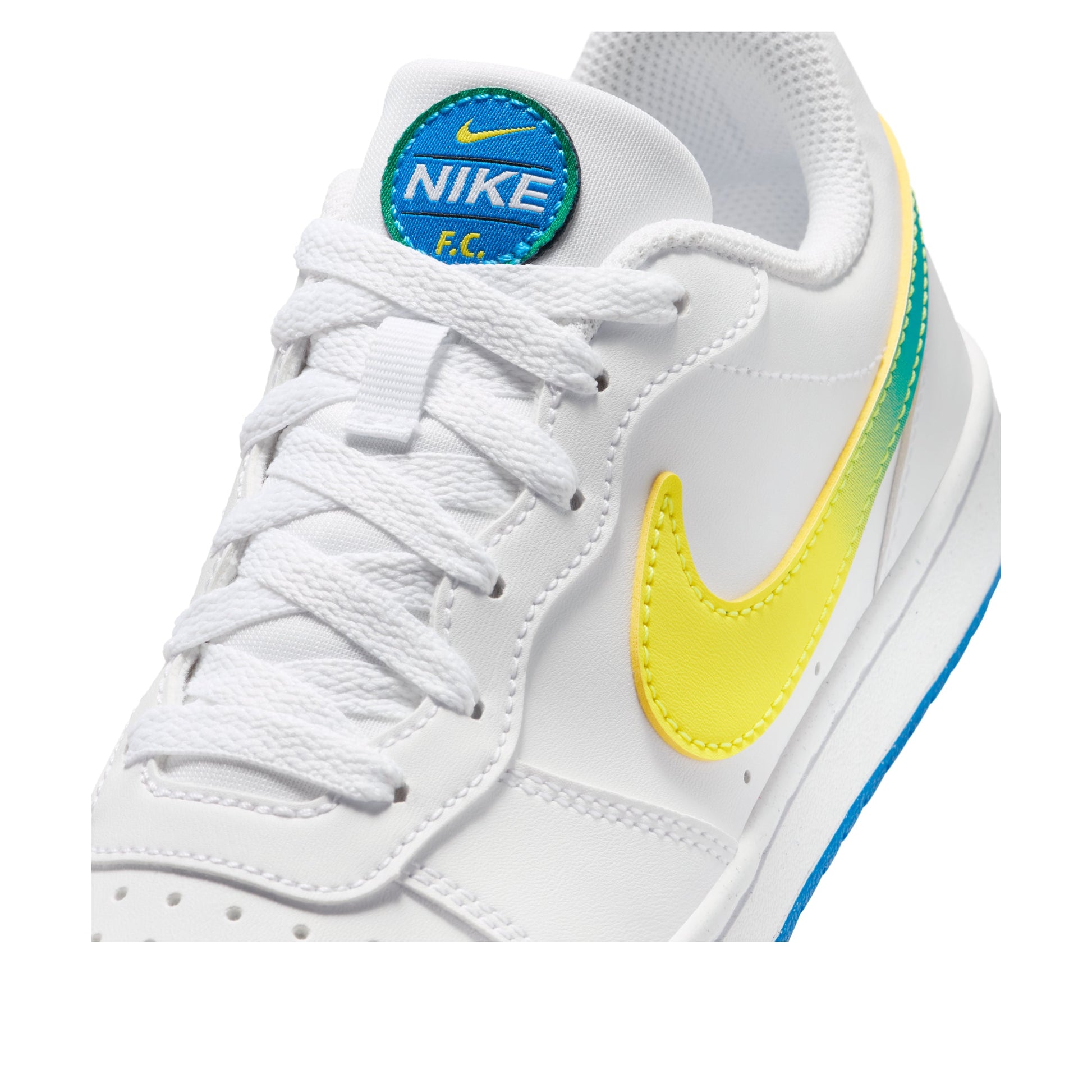 (GS) Nike Court Borough Low 'White Soar Sonic Yellow' IR3997-100