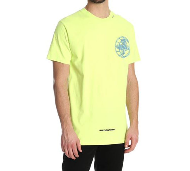 Off-White Logo Printed Men Yellow/Green OMAA027R201850036288