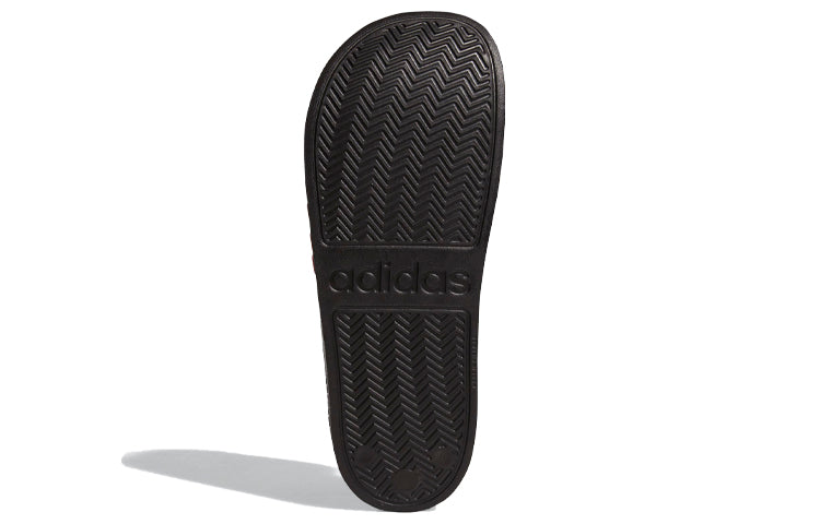 adidas Adilette Cloudfoam 'Black Scarlet' EG1884