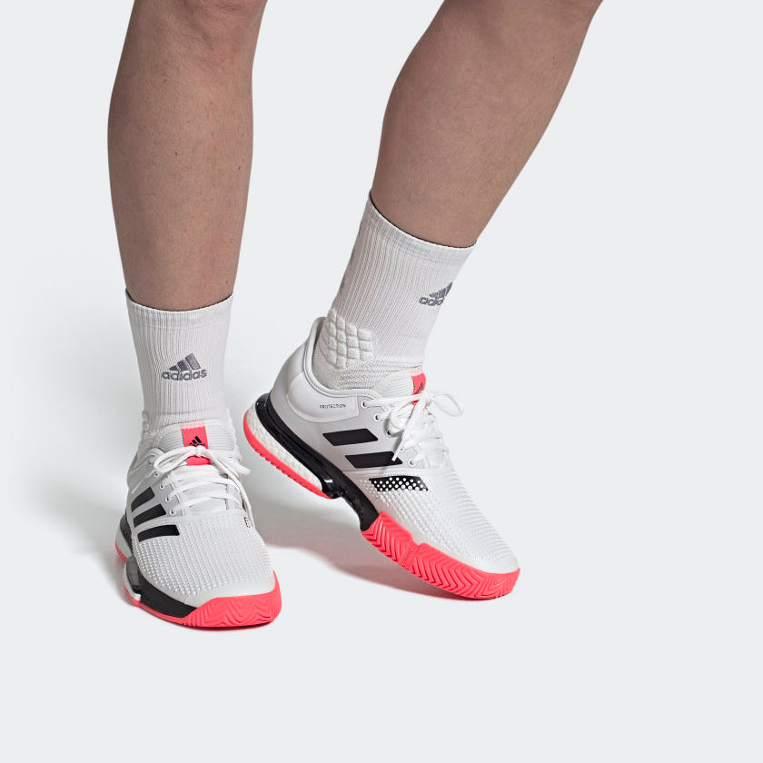 adidas SoleCourt 'White Signal Pink' FU8114
